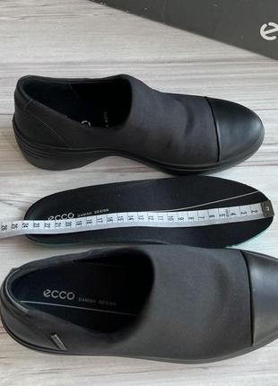 Ecco gore-tex оригінальні стильні непромокаючі кросівки10 фото