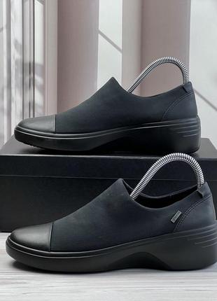 Ecco gore-tex оригинальные стильные непромокаемые кроссовки5 фото