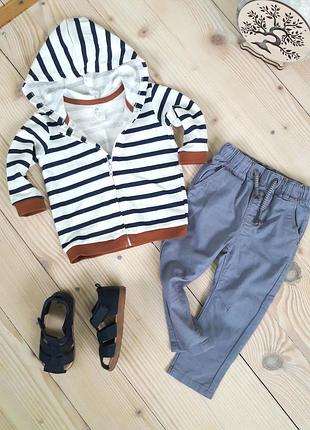 Летняя куртка кофта на замок  h&m 9-12-18 м 80-86 см