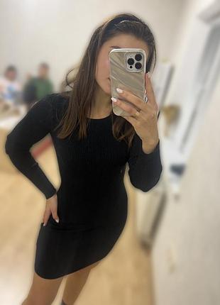 Сукня в рубчик костюм