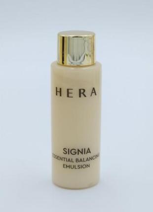 Омолаживающая эмульсия hera signia essential balancing emulsion, 20 мл1 фото