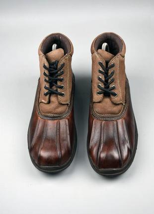 Bass мужские ботинки кожаные трекинговые waterproof коричневые размер 412 фото