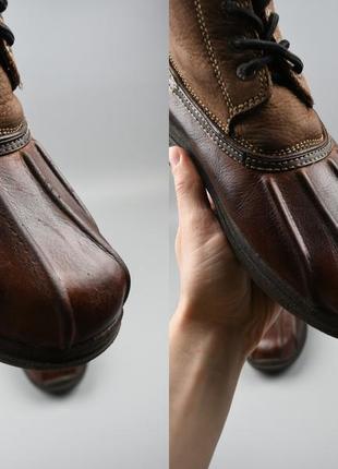Bass мужские ботинки кожаные трекинговые waterproof коричневые размер 417 фото