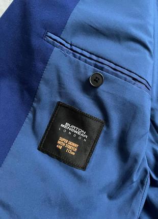 Классический синий оверсайз пиджак от burton menswear london4 фото
