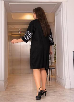 Роскошное женское платье❤️💥 нарядное вечернее платье (большие размеры батал)4 фото