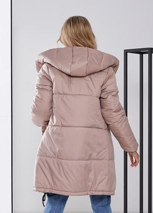 Женский зимний пуховик куртка-пальто до -30⁰☃️❄️7 фото