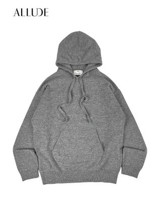 Худі / світшот / светер від бренду allude cashemere cotton sport hoodie grey size m
