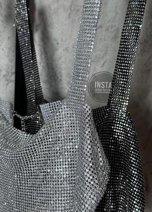 Топ с камнями блестящий для фотосессии нового года