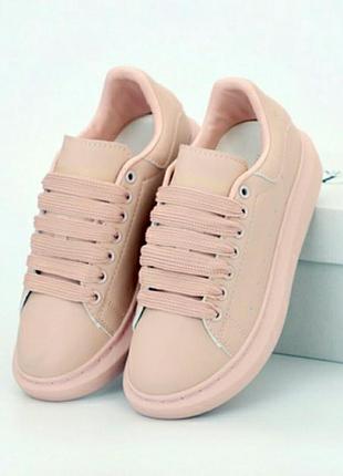 Кросівки alexander mcqueen pink кроссовки