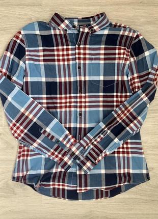 Сорочка m&co oxford check long sleeve shirt