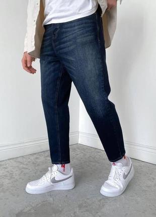 Мужские модные качественные джинсы мом синие. мужские турецкие джинсы