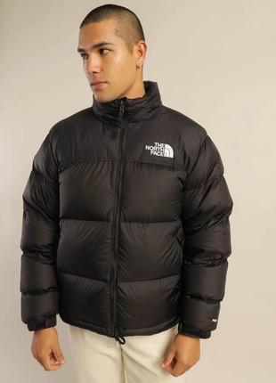 Чоловічий теплий стильний зимовий пуховик tnf 700 men's 1996 retro nuptse jacket black