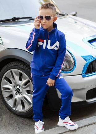 Спортивный костюм двухнить детский "fila"