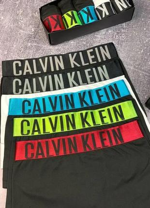 Набор мужских трусов calvin klein 5 шт, брендовые мужские трусы боксерки calvin klein8 фото