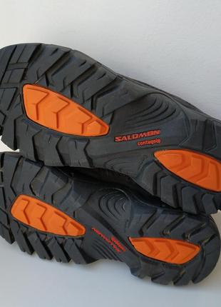 Кожаные демисезонные туфли ботинки salomon 32р. (21 см.)9 фото