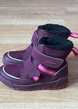 Зимние термо ботинки clarks 27 размера в отличном состоянии