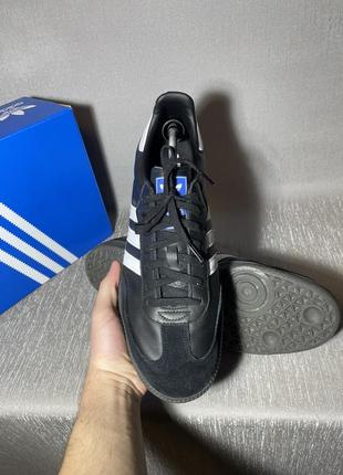 Чоловічі шкіряні оригінальні кросівки adidas samba8 фото