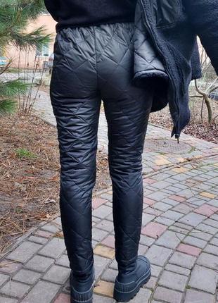 Стеганые брюки на синтепоне, 44-58 размеров. 2678752 фото