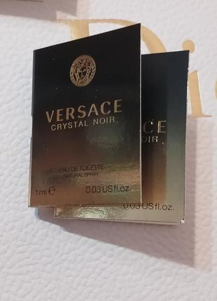 Пробник crystal noir eau de toilette versace