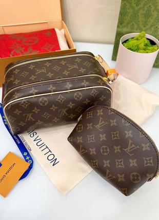 Косметичка в стиле луи виттон louis vuitton люкс