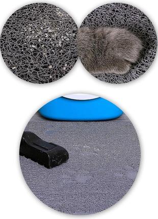 Водостійкий килимок під лоток для котів та собак 40х30см4 фото