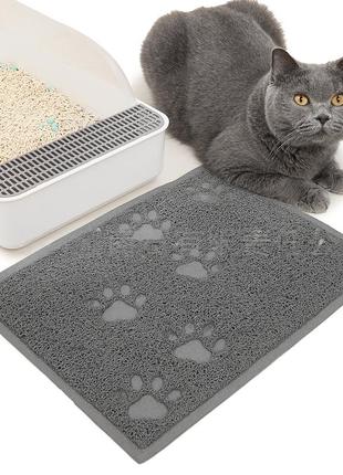 Водостійкий килимок під лоток для котів та собак 40х30см1 фото