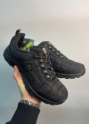 Кросівки columbia waterproof low black red (рр 41-46)