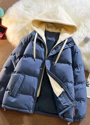 Куртка пуховик с капюшоном
