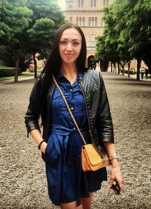 Сукня хб з імітацією джинсової тканини