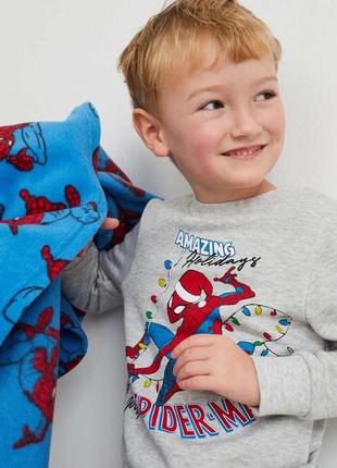 Набор spiderman одеяло + свитшот2 фото