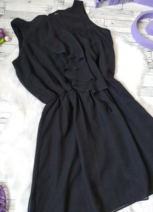 Платье sophie gray женское черное шифон2 фото