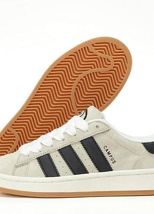 Кроссовки träningstights adidas campus winter (замша,хутро)6 фото