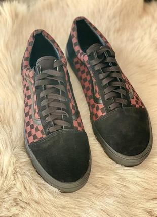 Кеды мужские vans old skool washed черные (ванс олд скул, вансы, венс, венсы, кроссовки)3 фото