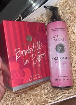 Парфюмированный набор топовый аромат victoria’s secret bombshell духи+лосьон со шлейфом невероятный аромат3 фото