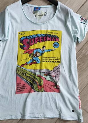 Футболка с аппликацией superman