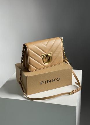 Стильна брендована класична сумочка від pinko3 фото