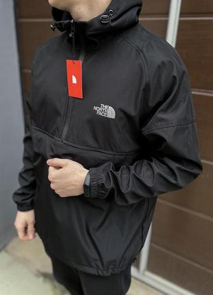 Анорак чоловічий чорний розмір s, m, l, xl