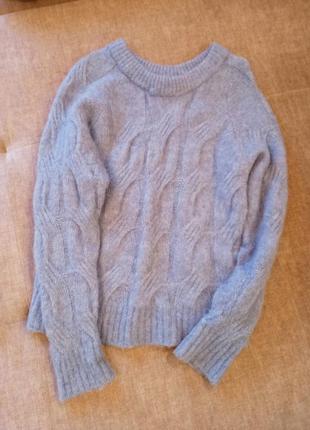 Светр кофта гольф шерсть wool альпака