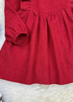 Платье красное микровельвет2 фото