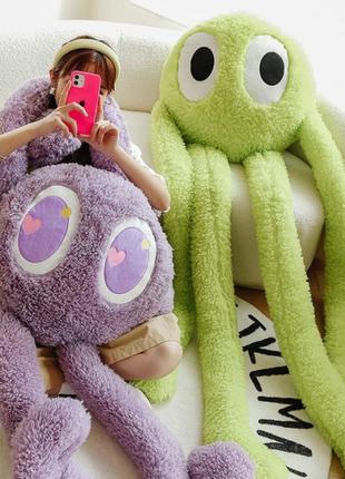 Краш-обнимашь 190см /зеленый / плюшевая игрушка монстрик / мягкая игрушка-подушка обнимашка