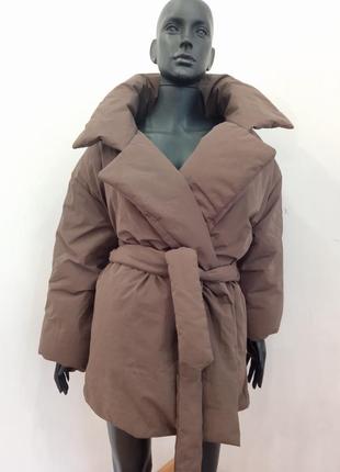 Asos design  дута куртка пуховик кимоно8 фото