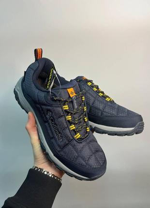 Кросівки columbia waterproof low blue orange (рр 41-46)