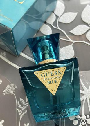 Туалетна вода seductive blue guess, 30мл