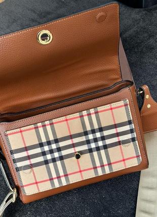 Сумка в стиле burberry leather vintage @ note cross-body bag3 фото