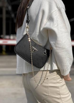 Жіноча сумочка в стилі mini bag black v2  люкс якість