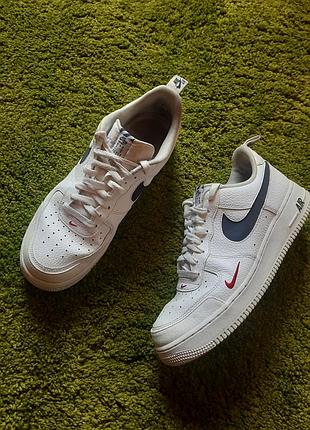 Кроссовки nike air force 1 lv8 patriots рефлективные кожаные ботинки jordan dunk  белые