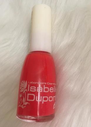 Яркий красно морковный обычный лак # 505