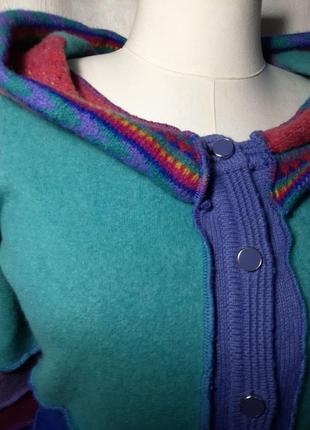 Женский теплый шерстяной рождественский свитер джемпер кофта карнавальный маскарадный костюм4 фото