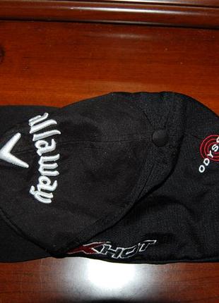 Бейсболка кепка  callaway odyssey hex black tour golf, оригинал, до 60 см.6 фото