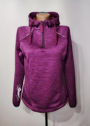 Спортивная термокофта, толстовка с капюшоном софтшел